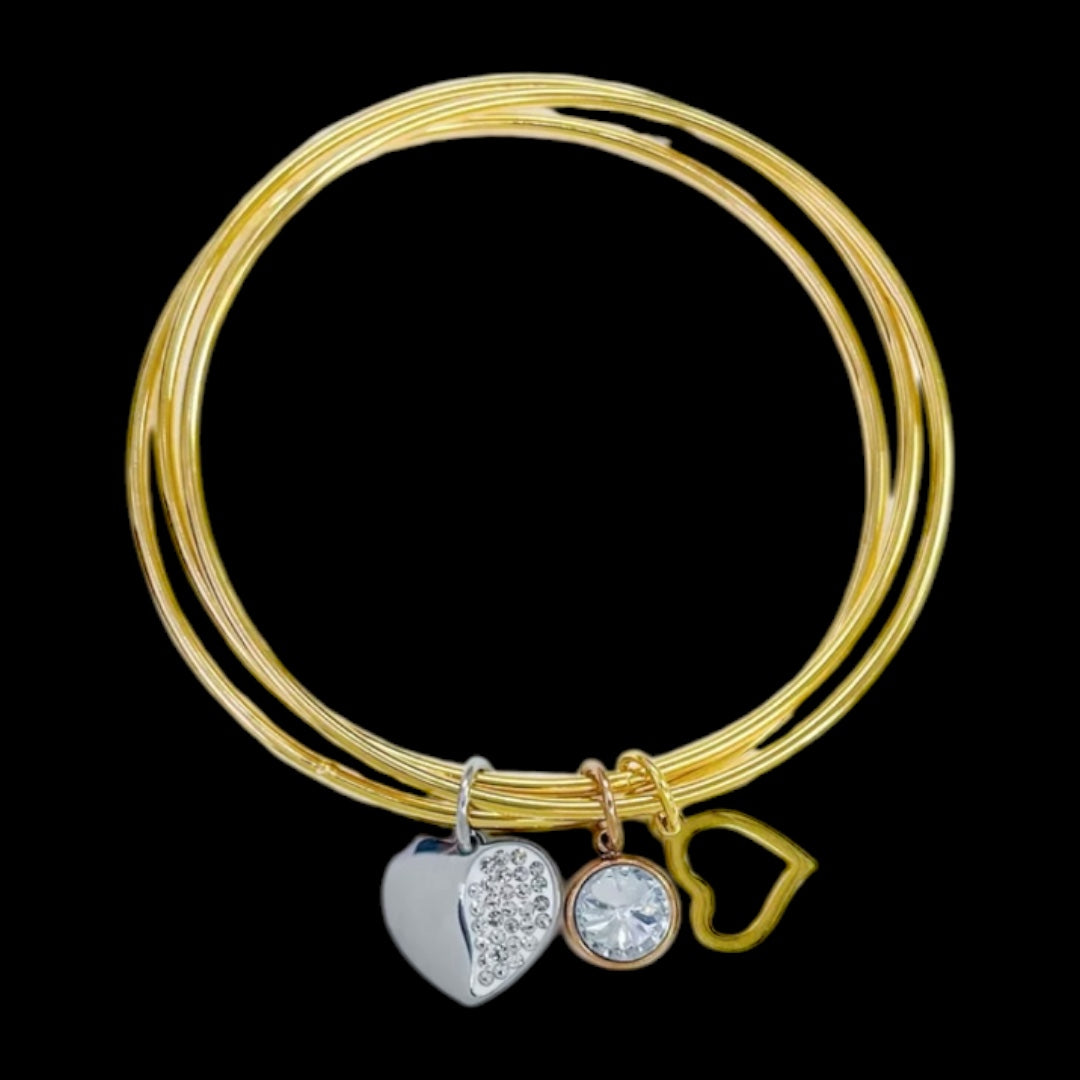 Charms Bangles/ Dorada