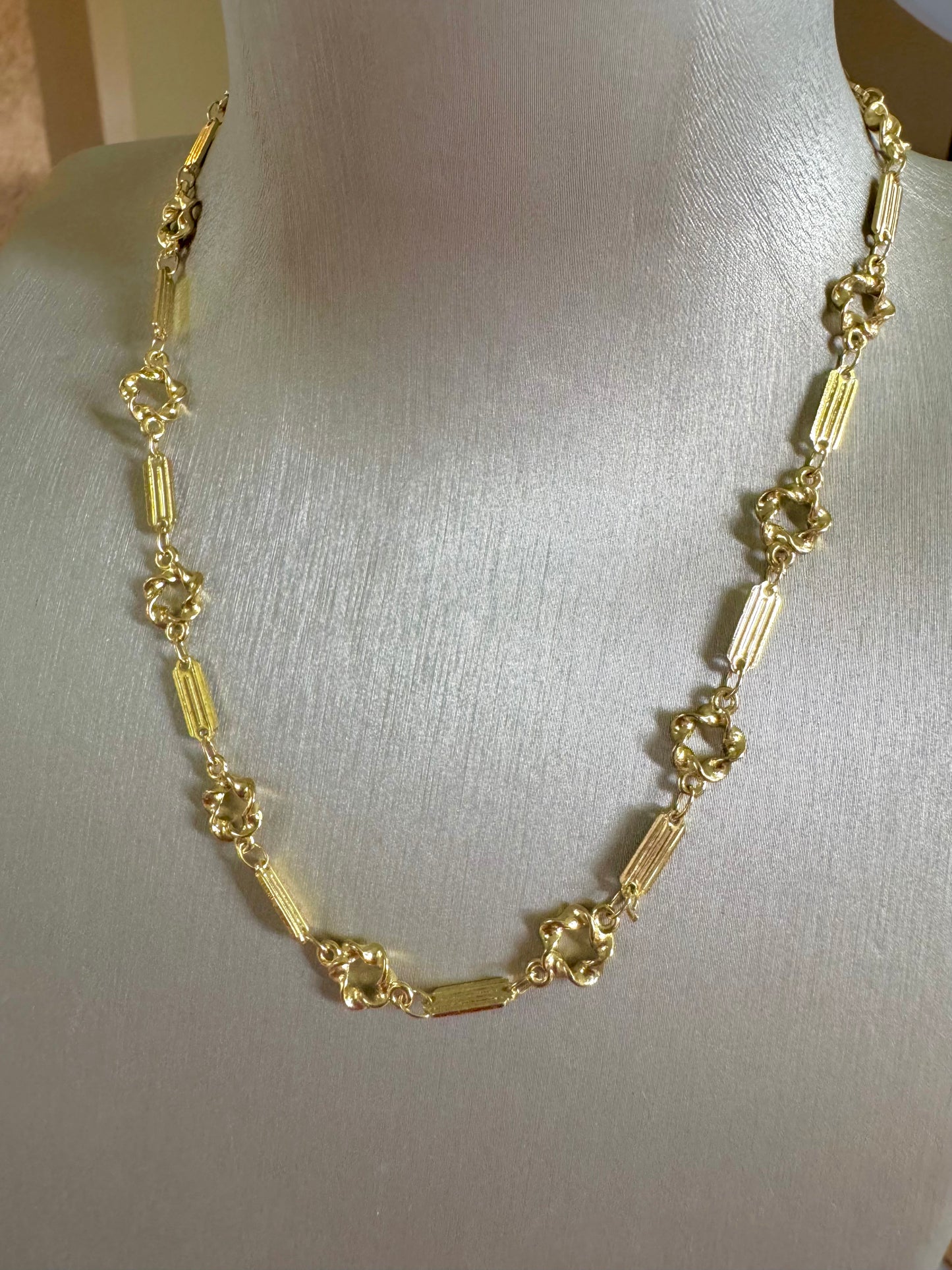 Karen-cadena dorada 14k Oro Laminado