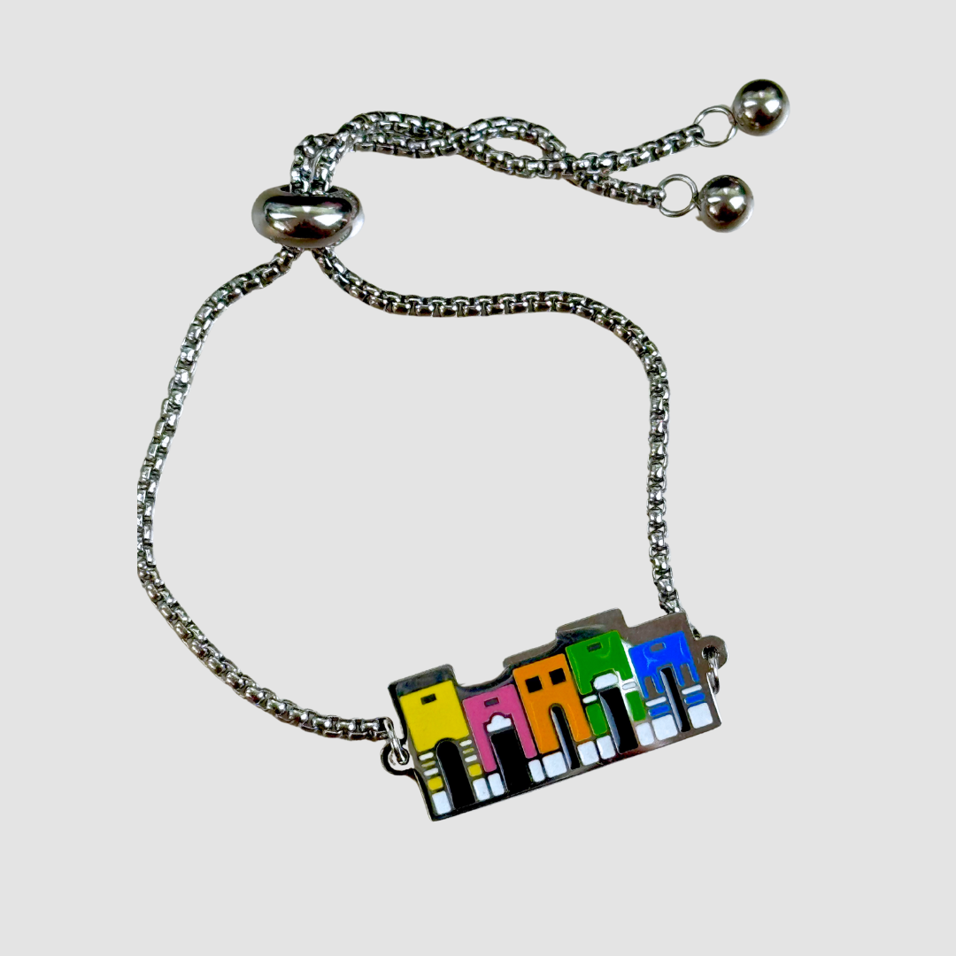Las Casitas- Pulsera Silver