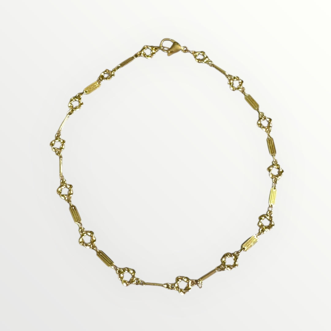 Karen-cadena dorada 14k Oro Laminado