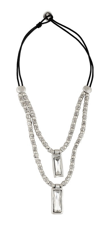 Crystal Multilayer Necklace