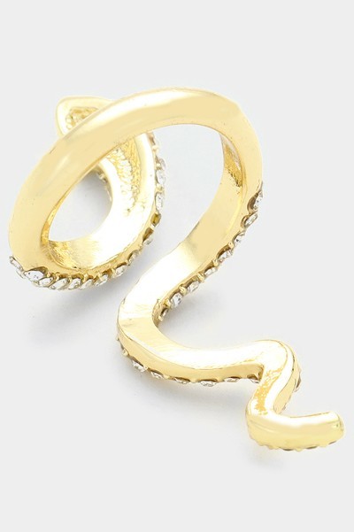 Pave Snake Ring