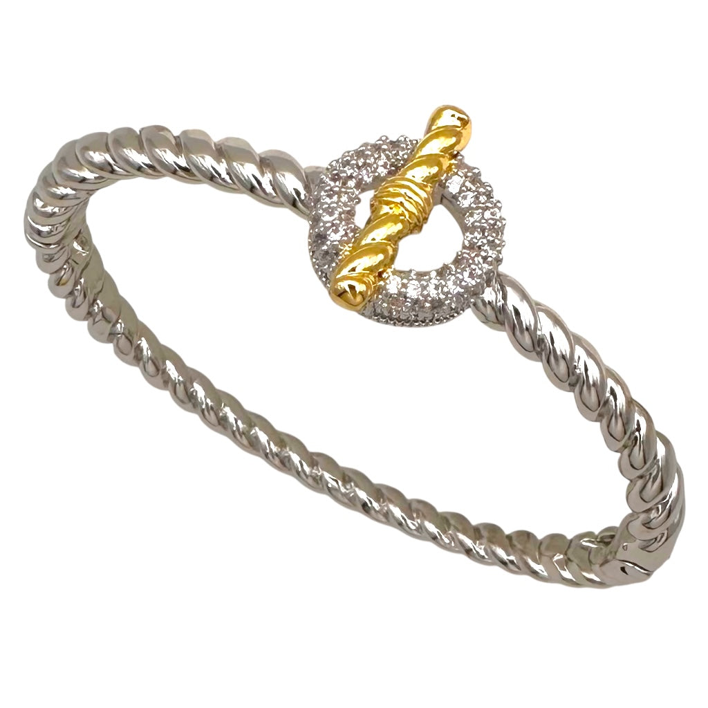 Chelsie- Pulsera Pave