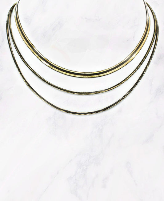 Black and Gold Chain