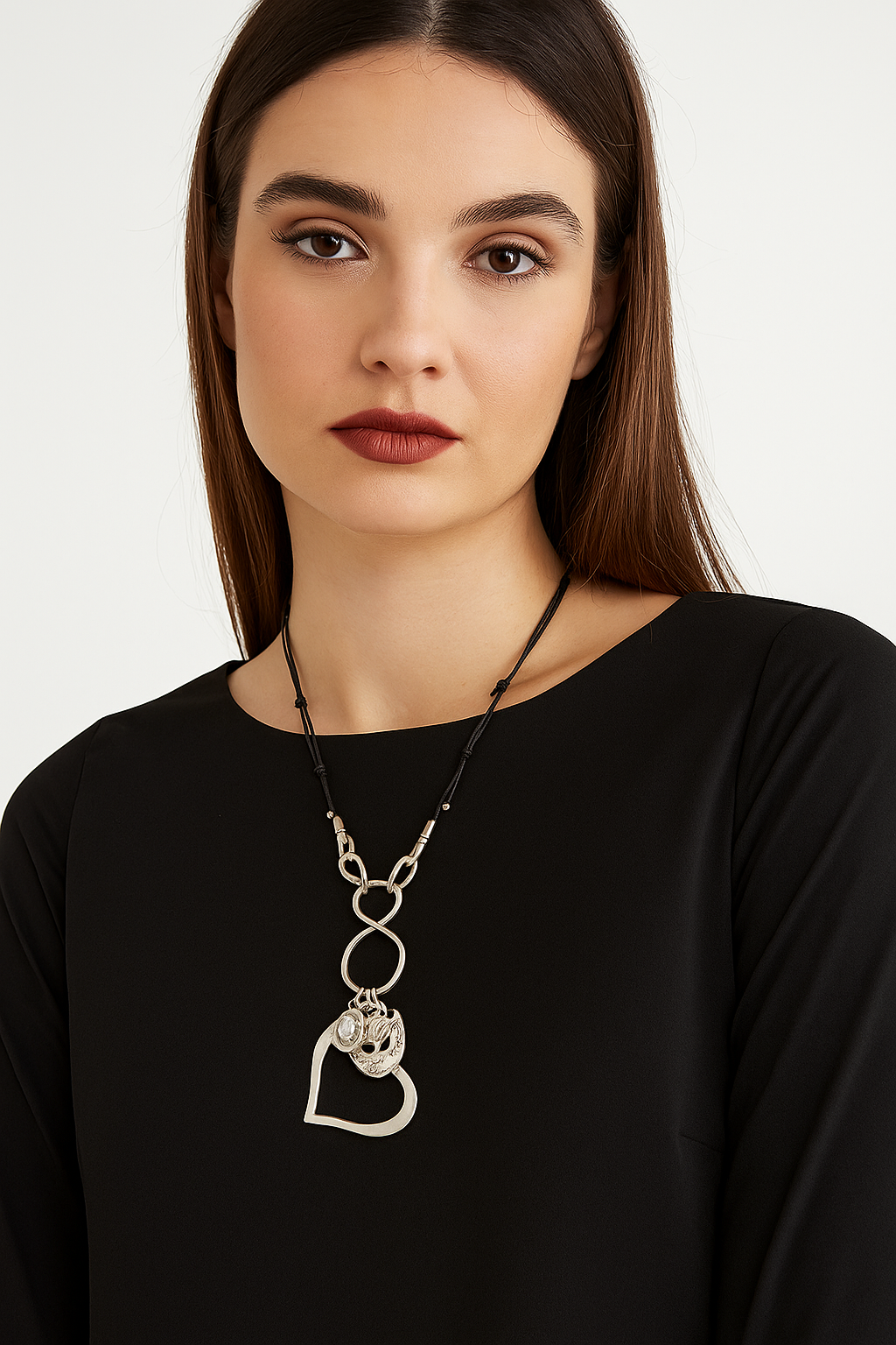 Liam Heart Necklace-Bliss Collection