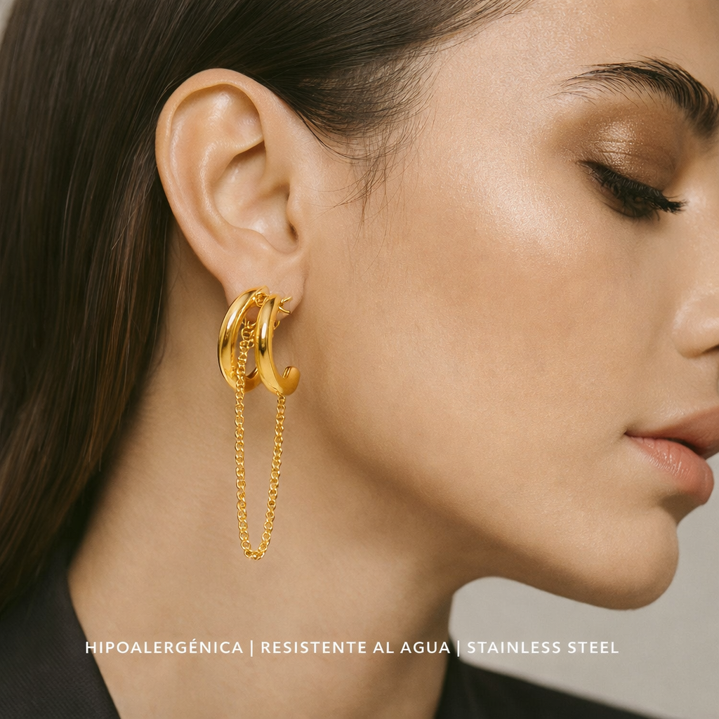 Jessie's Hoops | Dorado y Plata