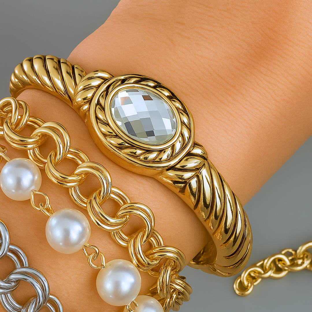 Alison pulsera- Dorada