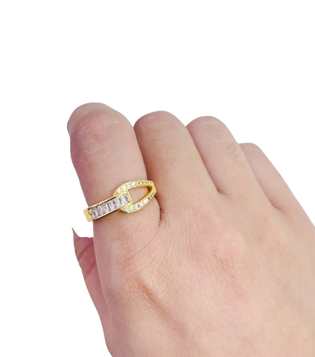 Sortija Oval -ajustable