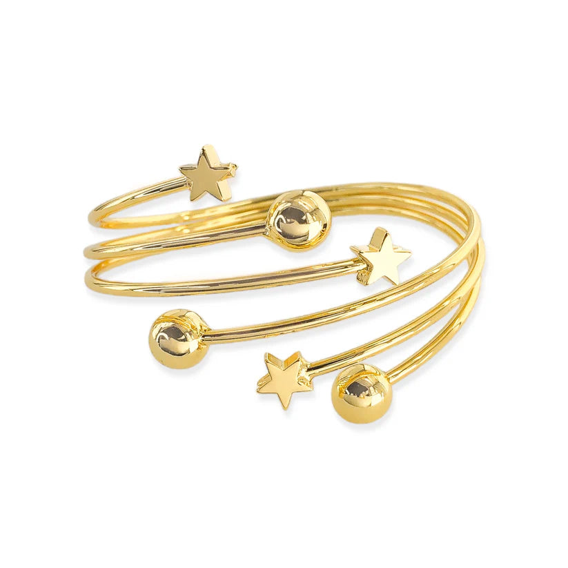 Cuff Bracelet- 18k Gold Plated