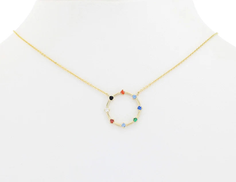 Multi Color Zirconia Chain