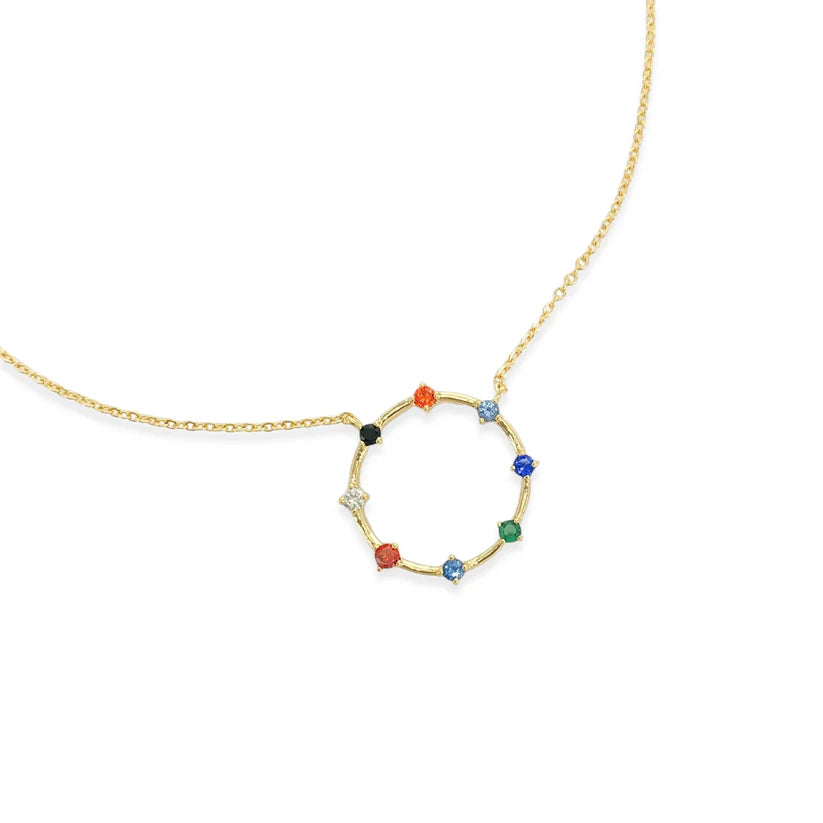 Multi Color Zirconia Chain