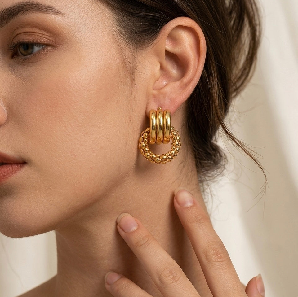 Mildred- Aretes Dorados