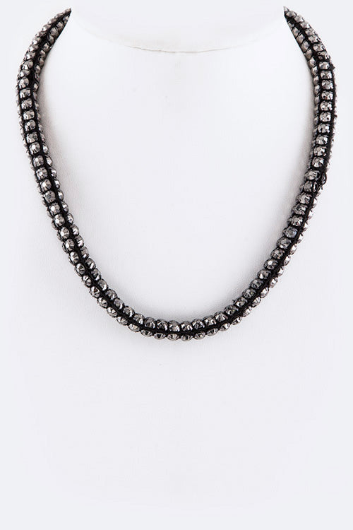 Crystal Roping Necklace