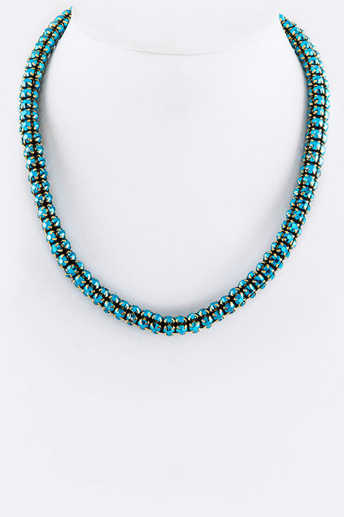 Crystal Roping Necklace