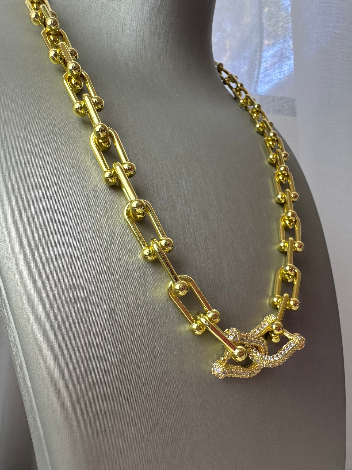 Laia Chain/ Golden Zirconia