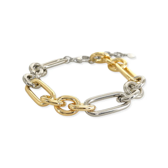 Pulsera Becca/ Dorada y Plata