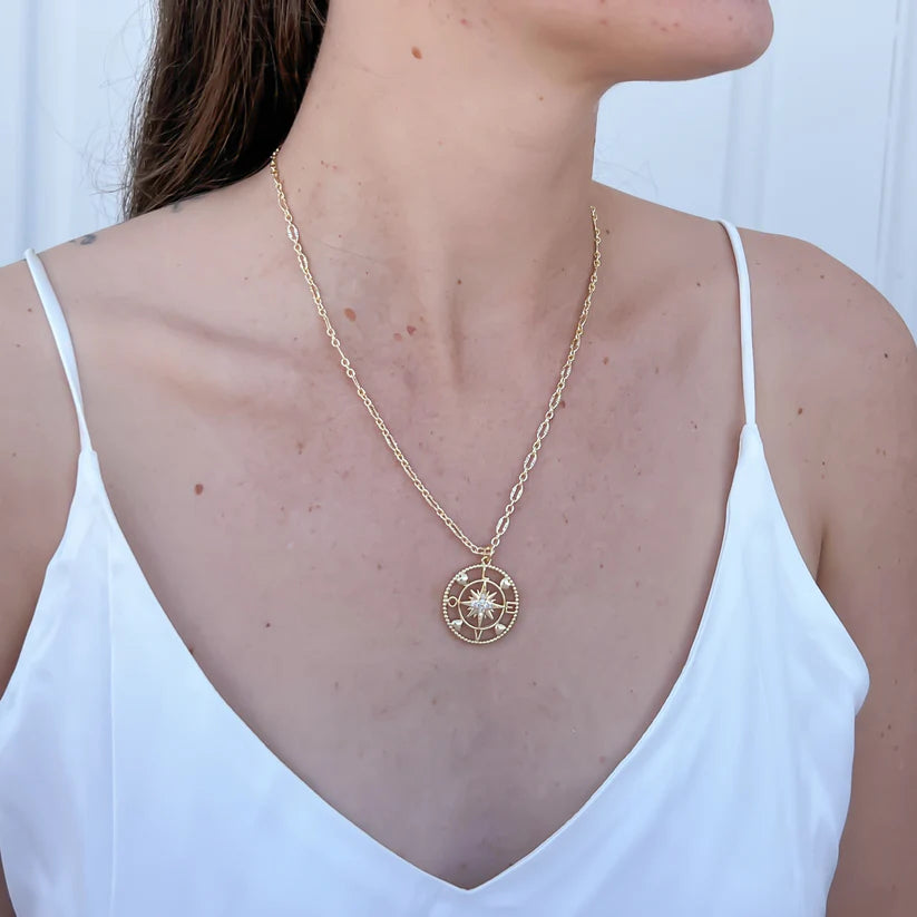 Love Medallion Chain- 18K Gold Plated
