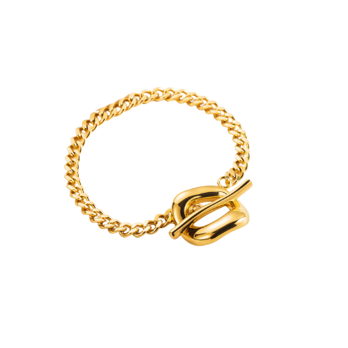 Nelly- Pulsera Dorada 18K Gold Plated
