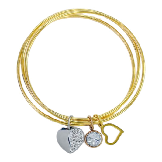 Charms Bangles/ Dorada