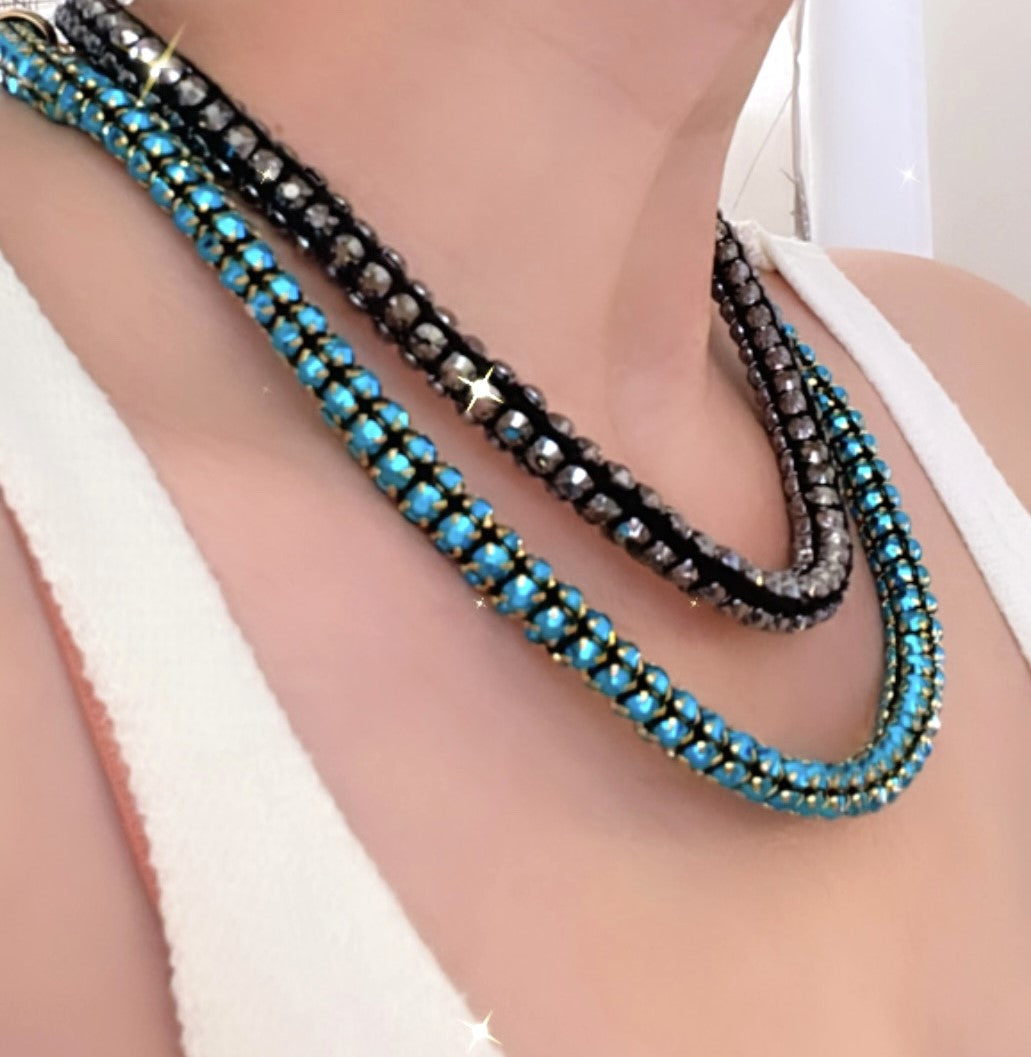 Crystal Roping Necklace