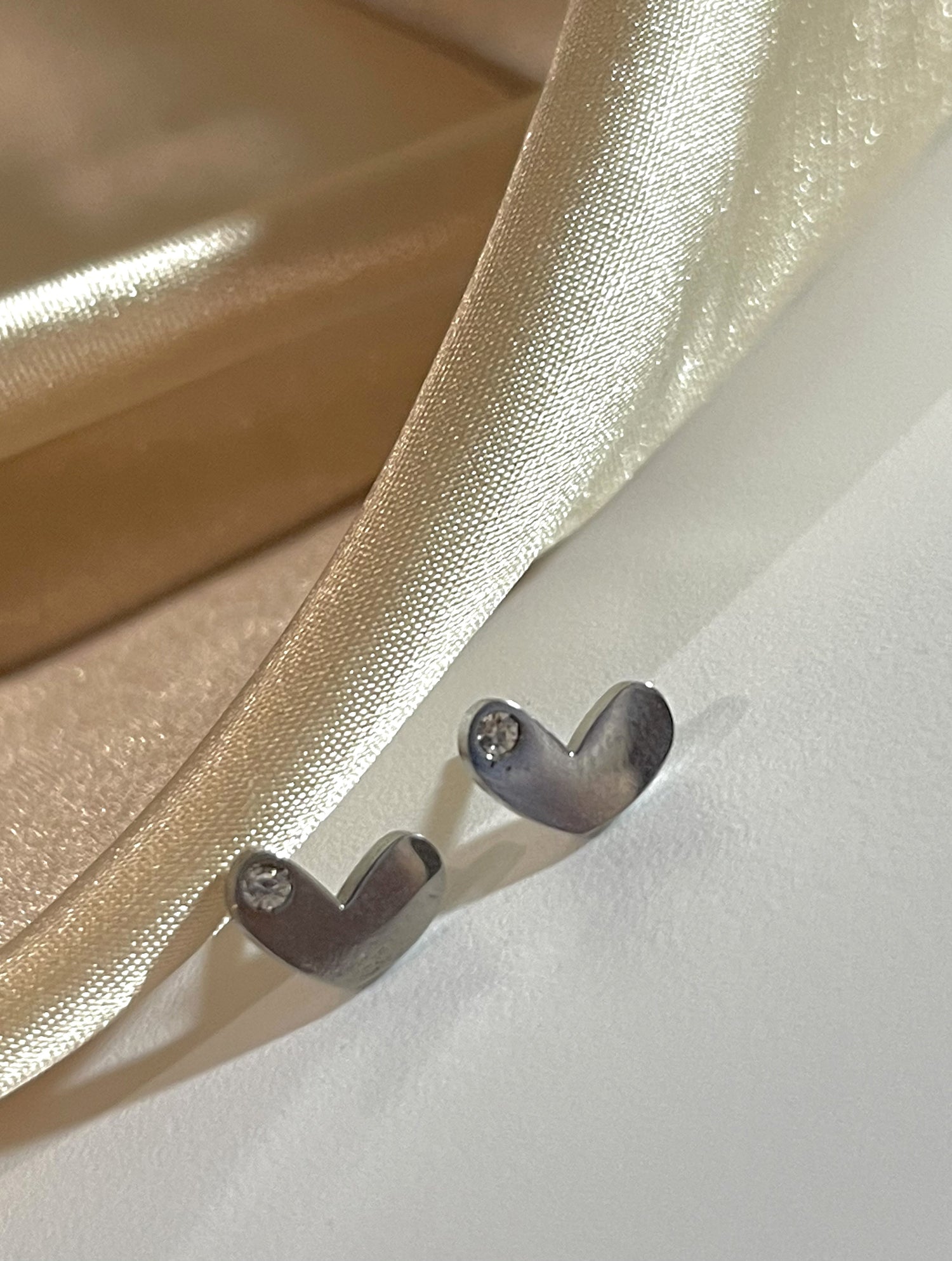 Crystal Stud Heart