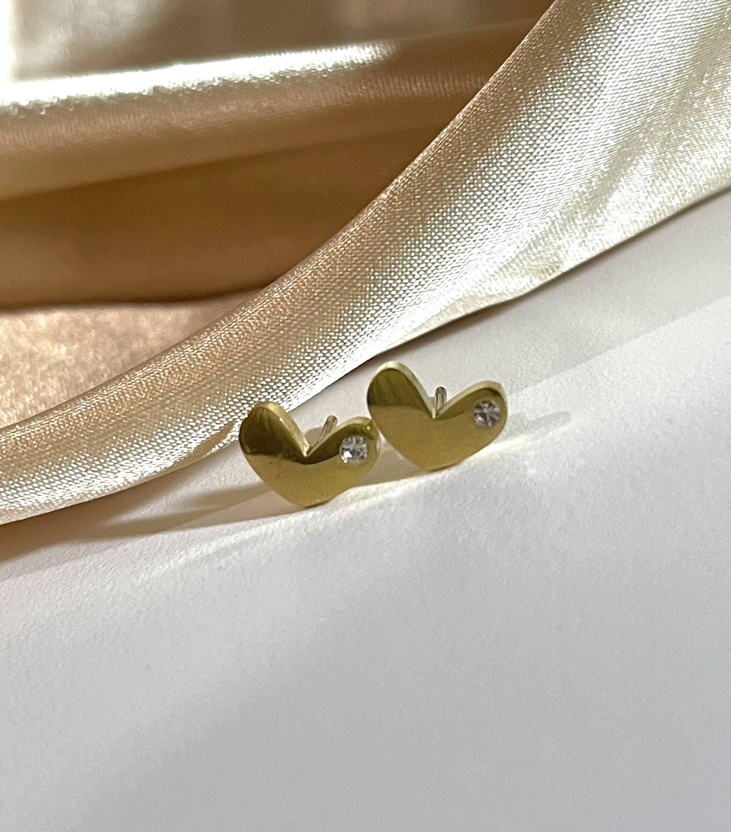 Crystal Stud Heart