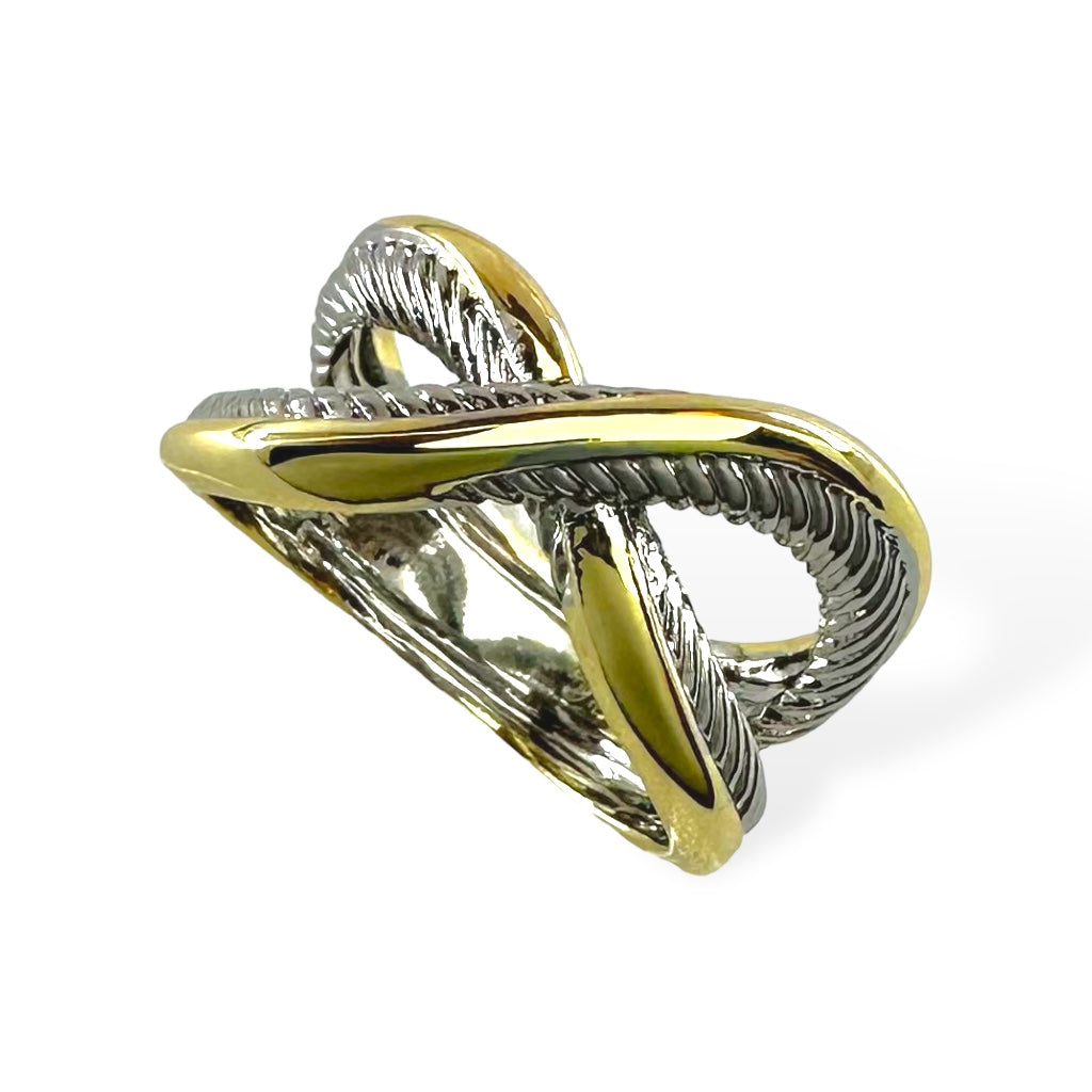 Lux- Sortija dos tonos