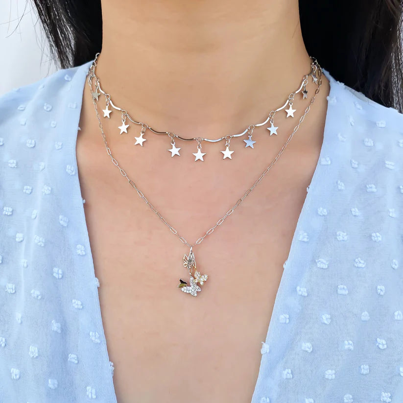 Stars Chain/ Golden and Silver