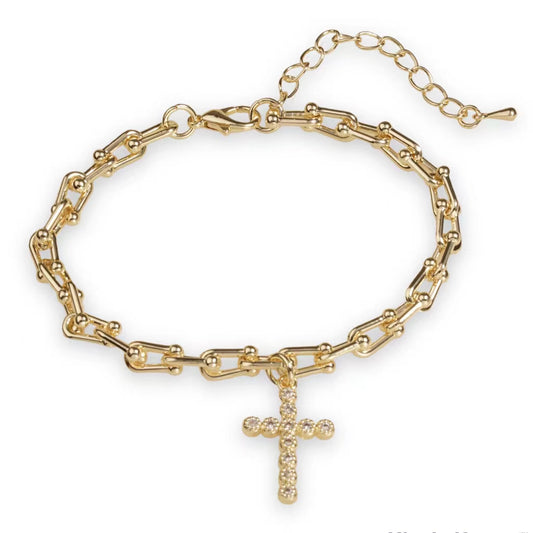 Tiffanie Cross- Pulsera Zirconia