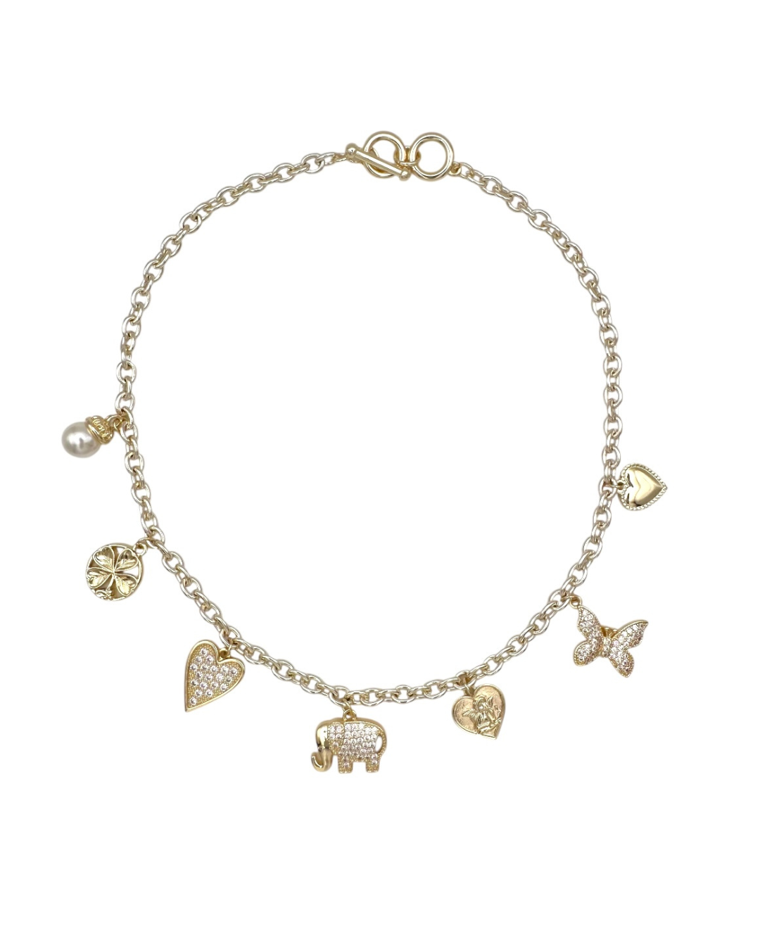 Multicharms Chain - Gold
