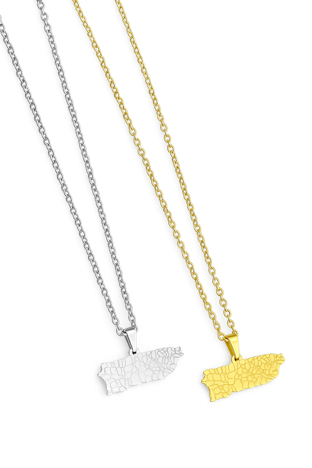 PR Map Chain - Gold and Silver