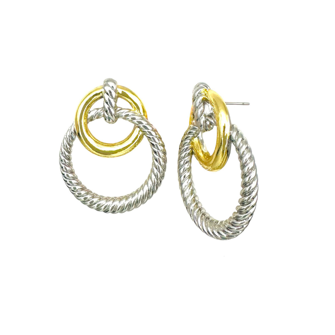 Doble aro- Aretes
