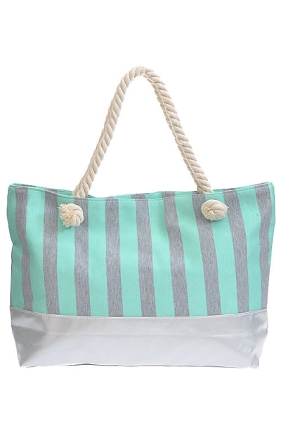 Striped Tote Bag