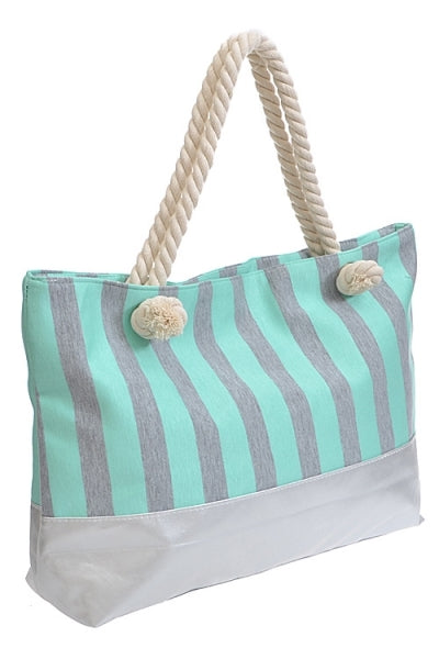 Striped Tote Bag