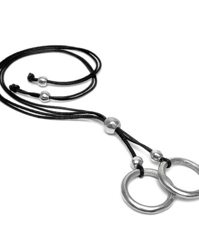 Double Circle Necklace