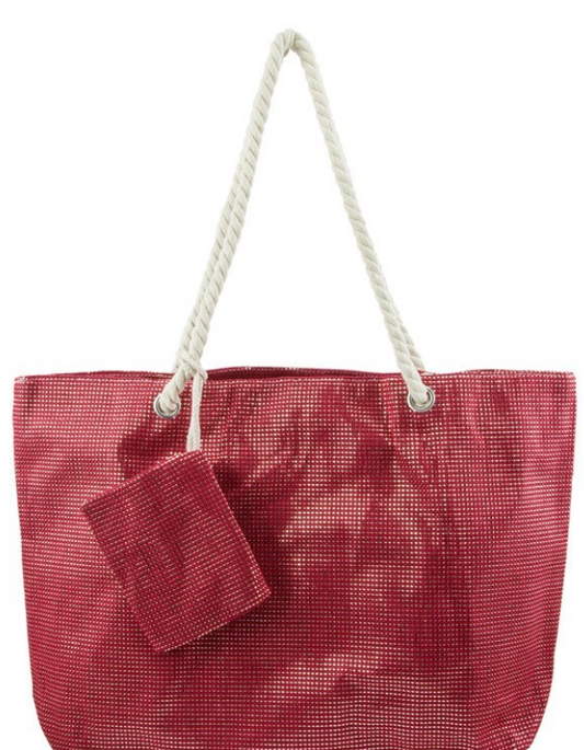 Metallic Tote Bag