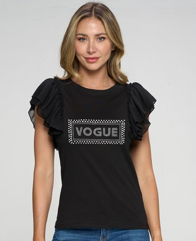 Ruffle Vogue Top